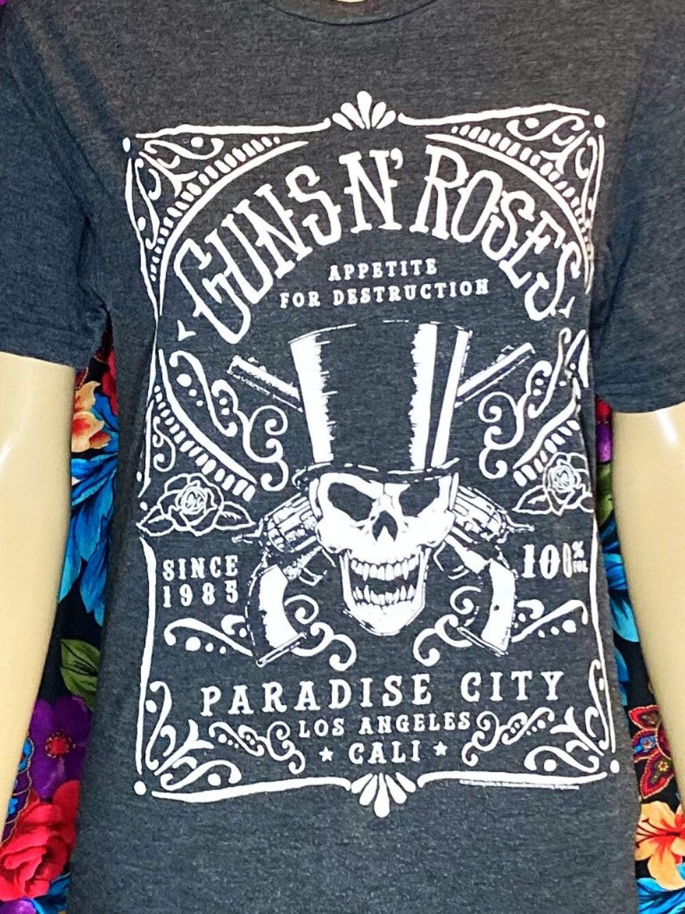 MEN'S BRAVADO x GUNS & ROSES SHIRT ROCK & ROLL METAL BAND TEE MENS SIZE SMALL
